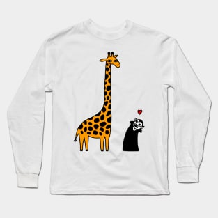 Dracula Visits Africa Long Sleeve T-Shirt